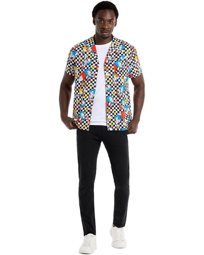 Sonic Retro Rings Mens Opposuit Summer Shirt