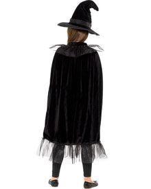 Sparkly Witch Cloak and Hat Set For Halloween