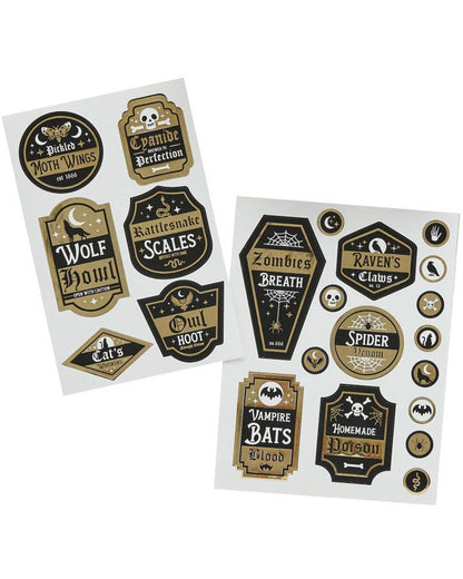 Spell Yeah! Potion Sticker Labels For Halloween