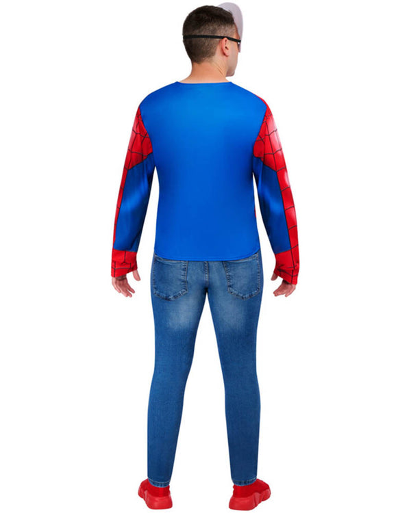 Spiderman Adult Shirt and Mask Set