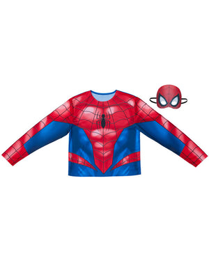 Spiderman Adult Shirt and Mask Set