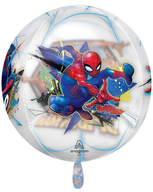 Spiderman Clear Orbz Balloon