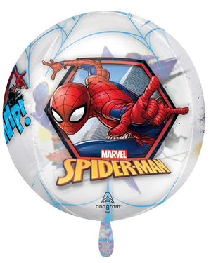 Spiderman Clear Orbz Balloon