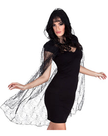 Spiderweb Halloween Cape 1.5m