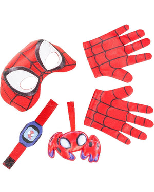 Spidey and his Amazing Friends Spidey Mask Gloves Watch and Plush Toy Spider Set