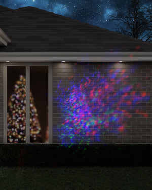 Christmas Spinning Disco Effect LED Spotlight