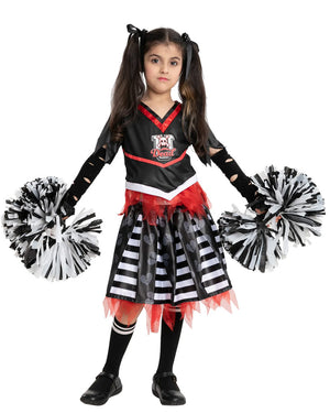Spiritless Undead Cheerleader Girls Costume