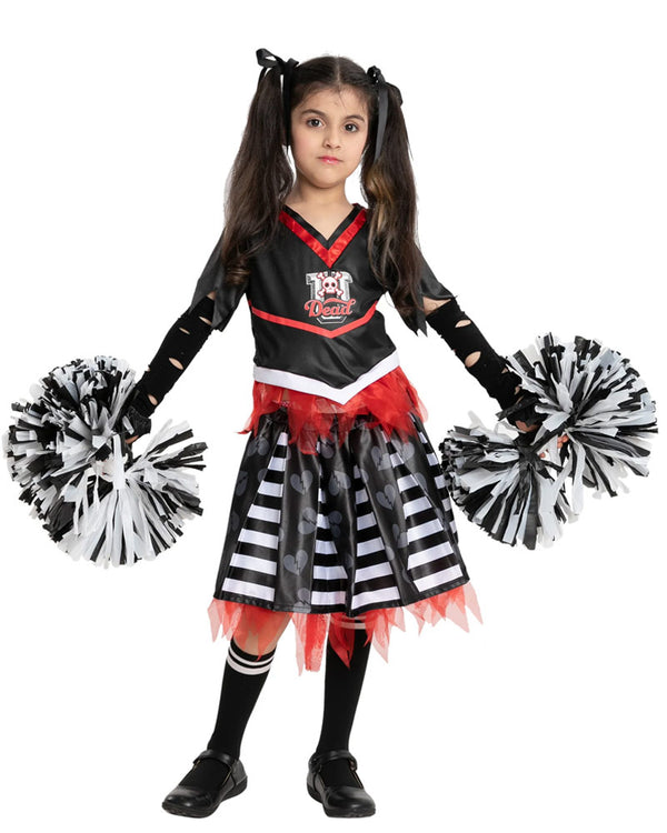 Spiritless Undead Cheerleader Girls Costume