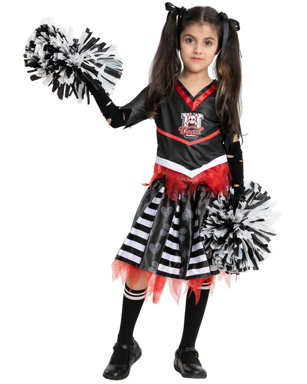 Spiritless Undead Cheerleader Girls Costume