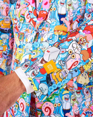 Spongebob Frenzy Opposuit Premium Mens Suit