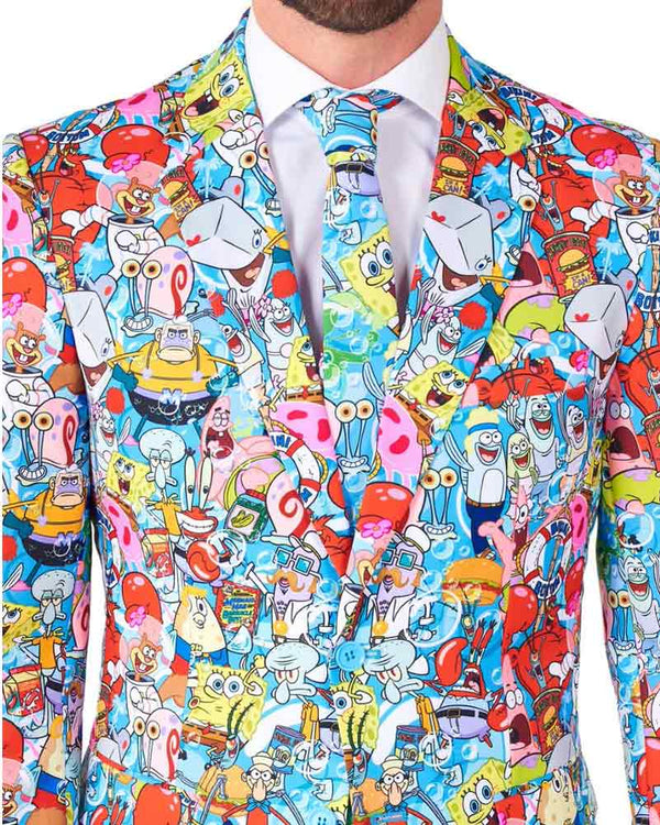 Spongebob Frenzy Opposuit Premium Mens Suit