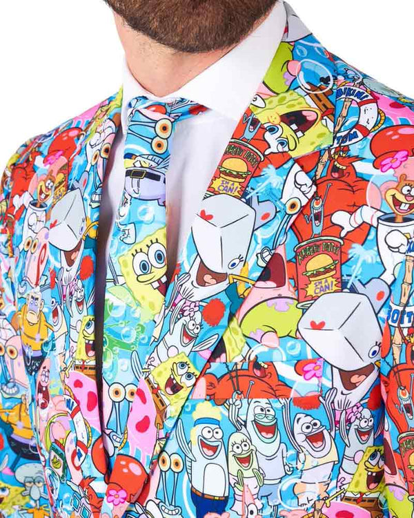Spongebob Frenzy Opposuit Premium Mens Suit