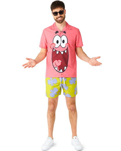 Spongebob Patrick Mens Suitmeister Swim Suit Combo