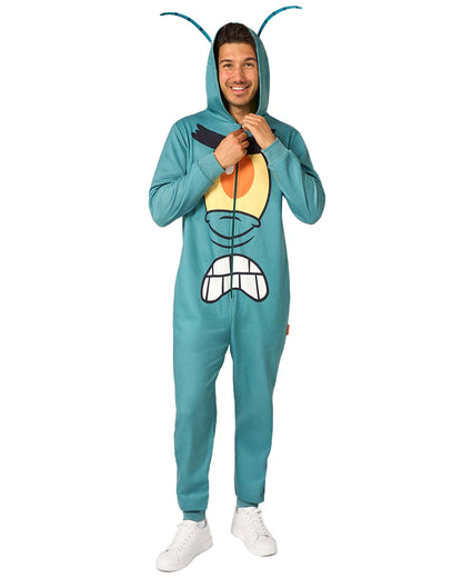 Spongebob Plankton Opposuit Adult Onesie