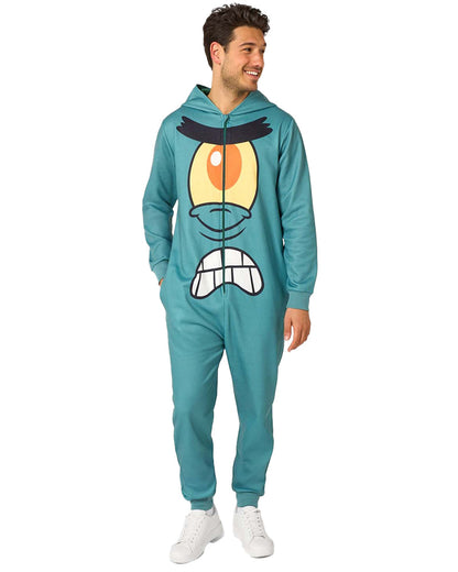 Spongebob Plankton Opposuit Adult Onesie