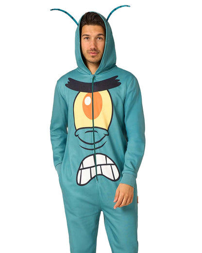 Spongebob Plankton Opposuit Adult Onesie