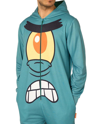 Spongebob Plankton Opposuit Adult Onesie
