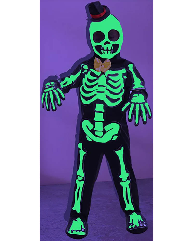Spooky Skelebones Kids Costume