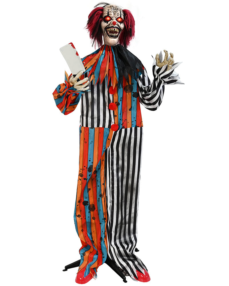 Standing Clown Animated Decoration 1.8m