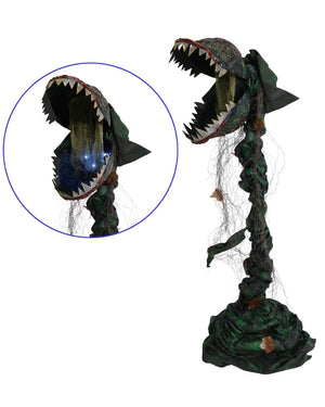 Standing Man Eating Plant Animated Decoration 1.6m