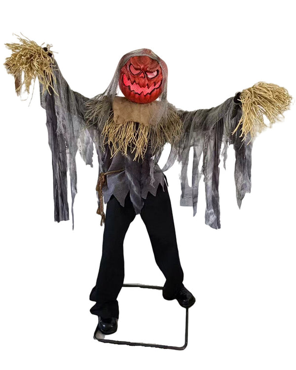 Standing Scarecrow Animated Decoration 1.9m