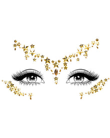 Star Sign Face Jewels Sticker