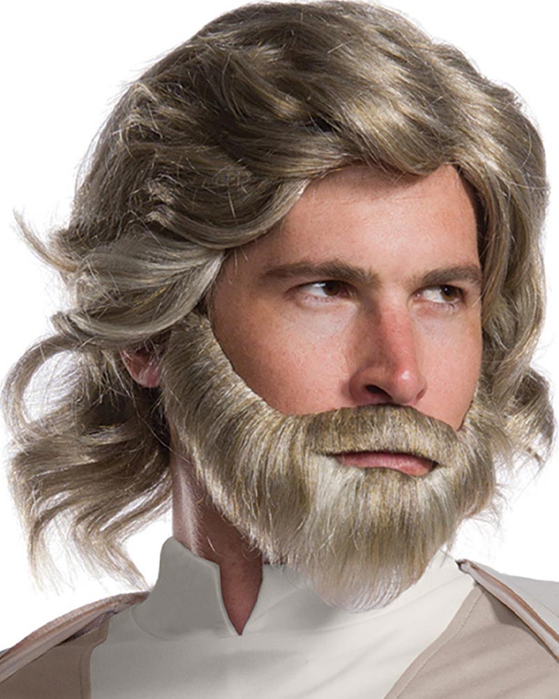 Star Wars The Last Jedi Luke Skywalker Blonde Wig and Beard