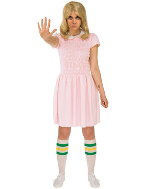 Stranger Things Eleven Pink Womens Costume
