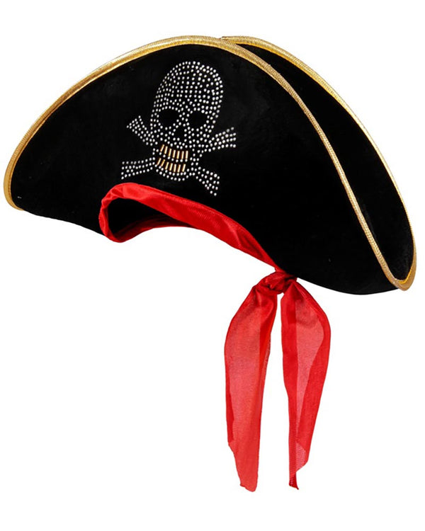 Studded Skull Pirate Hat