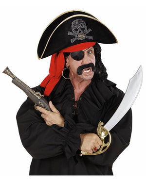 Studded Skull Pirate Hat