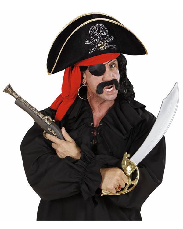 Studded Skull Pirate Hat