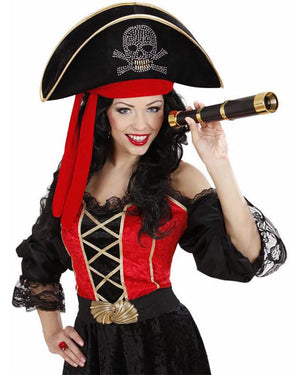 Studded Skull Pirate Hat