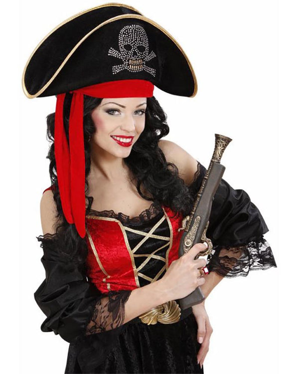 Studded Skull Pirate Hat