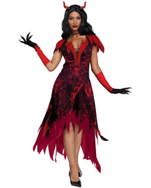 Sultry Devil Womens Halloween Costume