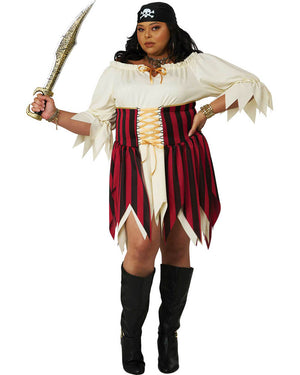 Sultry Sea Pirate Plus Size Womens Costume