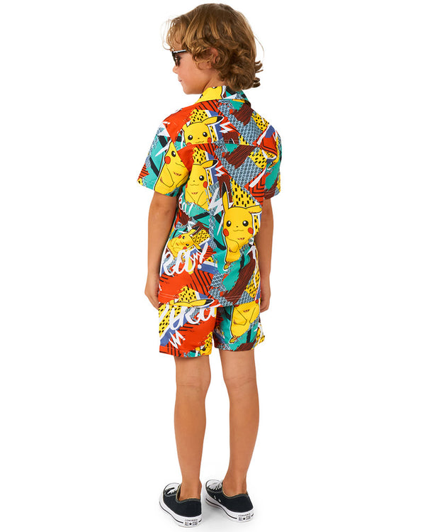 Pokemon Rashie Summer Pokemon Pikachu Opposuit Boys Swim Suit