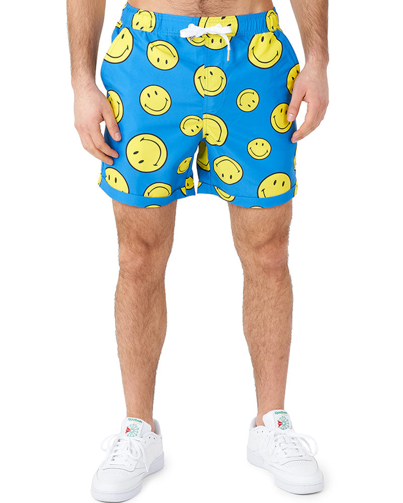 Summer Smiley Fade Opposuit Mens Swim Suit