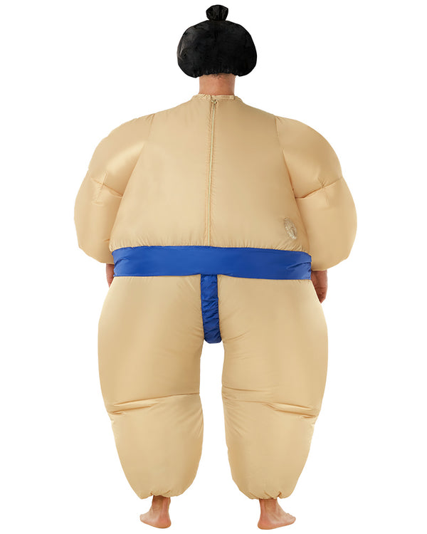 Sumo Blue MegaMorph Inflatable Mens Costume