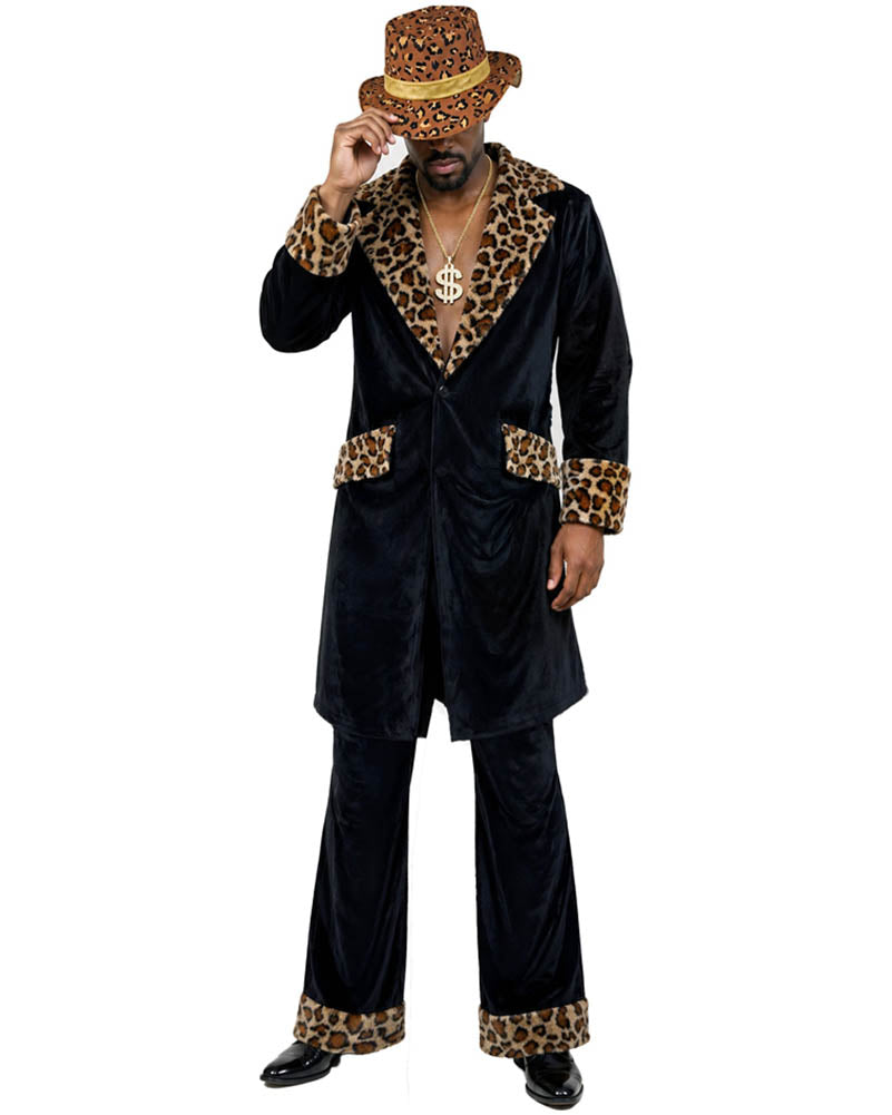 Supa Mac Daddy Cheetah Pimp Mens Costume