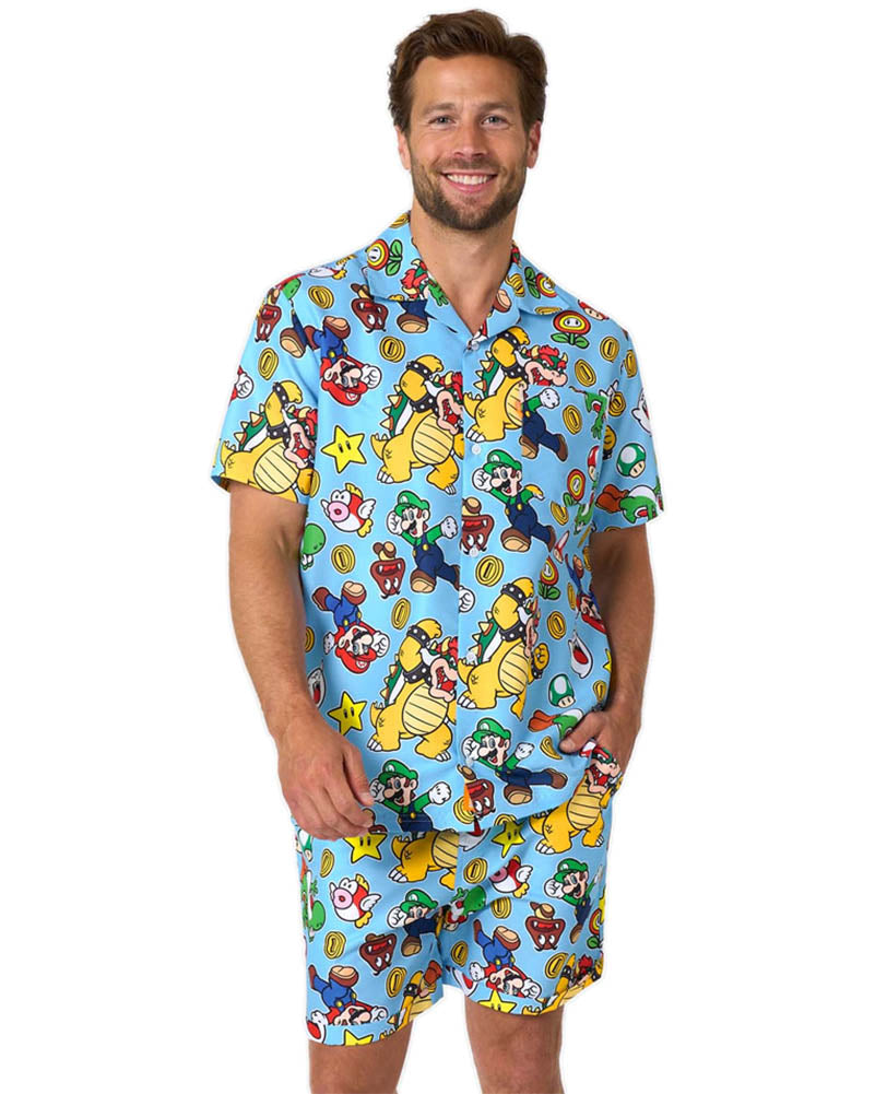 Super Mario Opposuit Mens Swim Suit