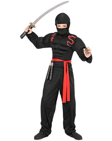 Super Muscle Ninja Boys and Teens Halloween Costume