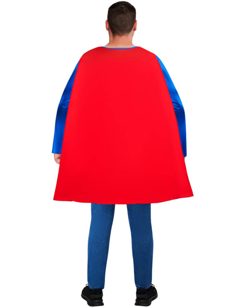 Superman Adult Shirt and Cape Set
