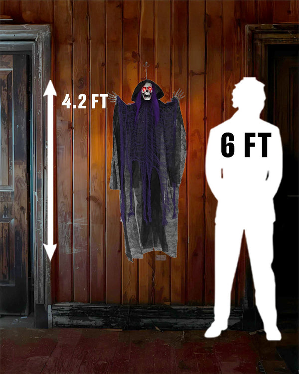 Suspended Reaper Animated Decoration 1.3m