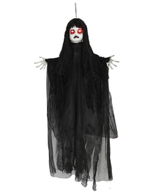 Suspended Girl Animated Halloween Decoration 1m