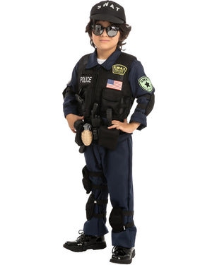 SWAT Police Officer Complete Kids Costume