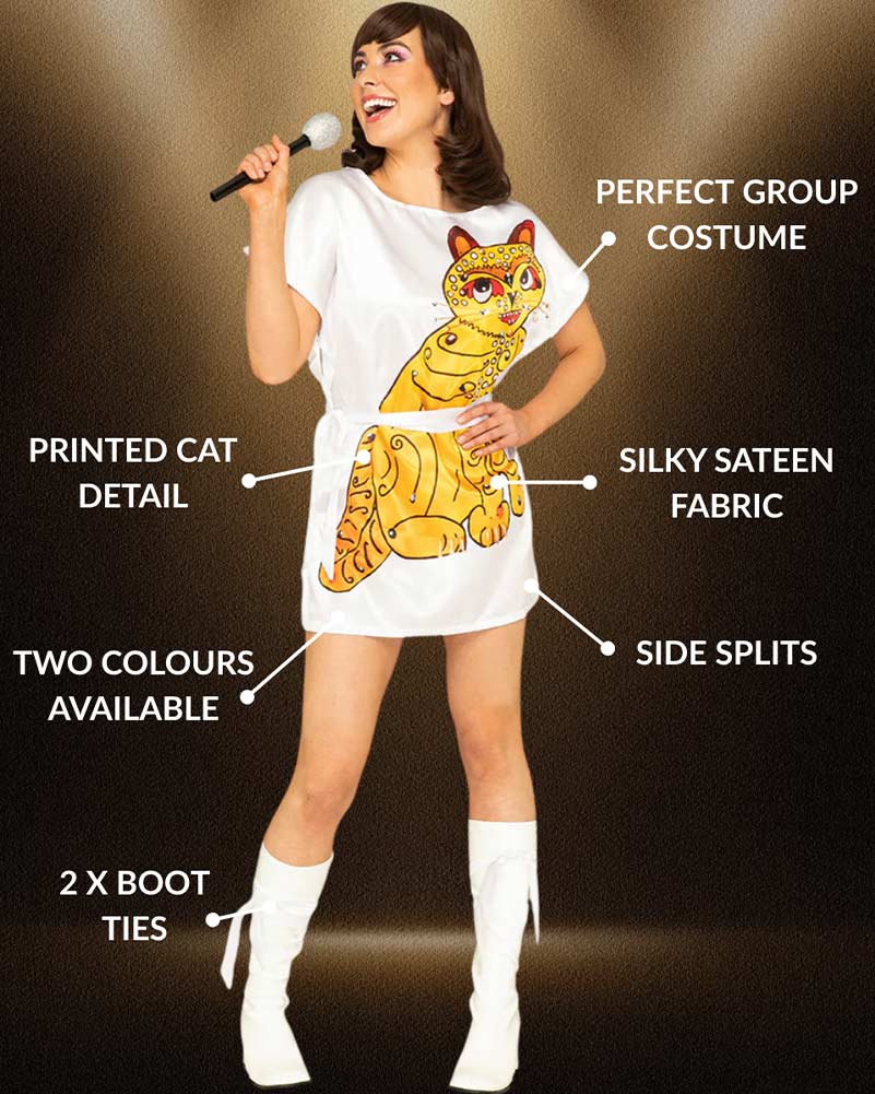 Swedish Superstar Yellow Cat Womens Tunic