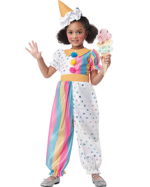 Sweet Treats Clown Girls Costume