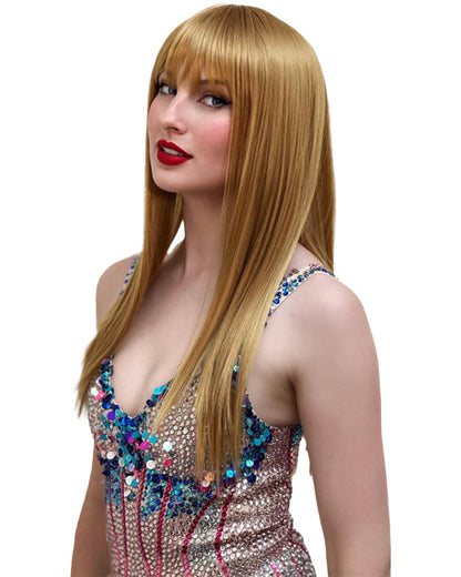 Swift Singer Deluxe Long Blonde Wig