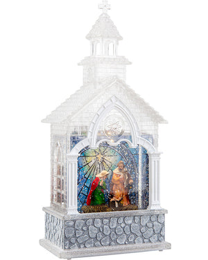 Christmas Swirl Musical Church Nativity USB