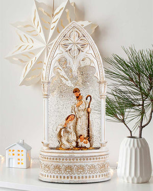 Christmas Swirl Musical Nativity Scene USB